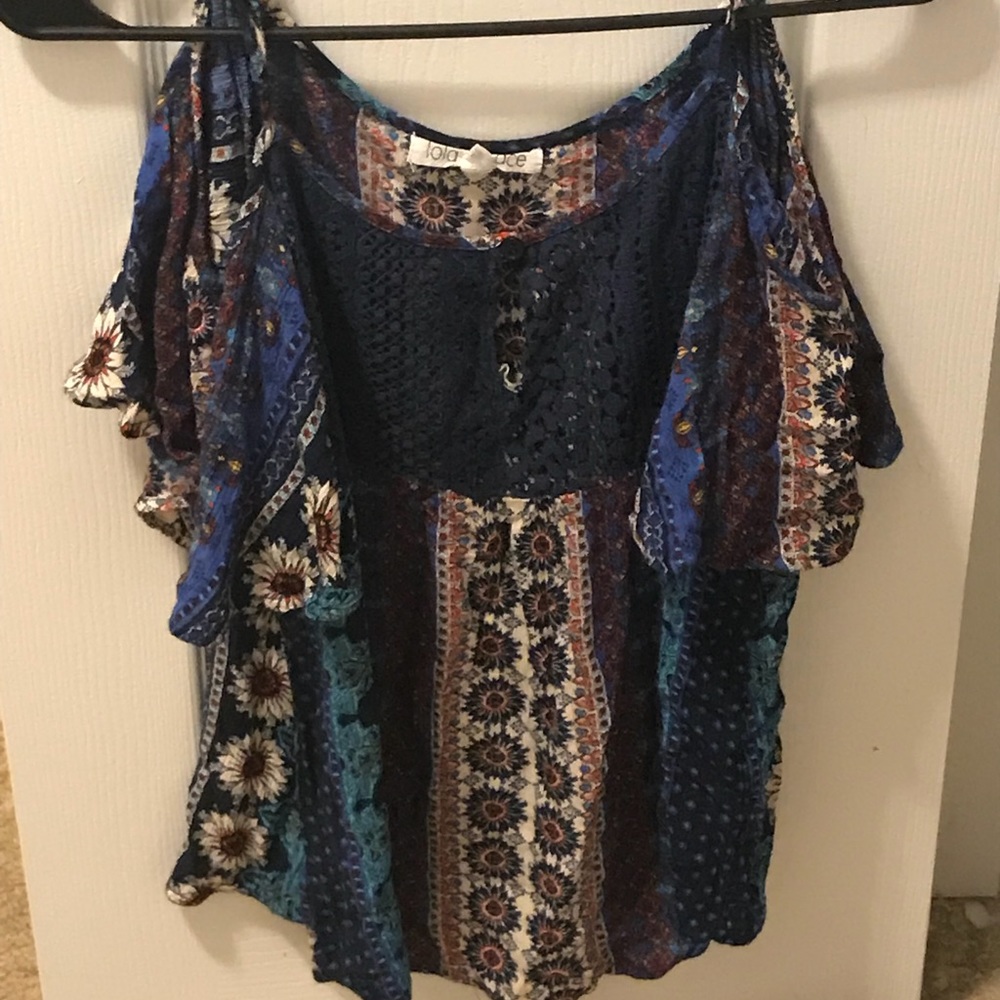Tank top strap blouse NWOT